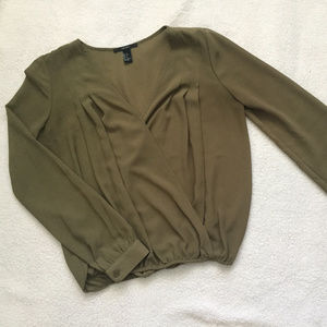 Olive Green Top